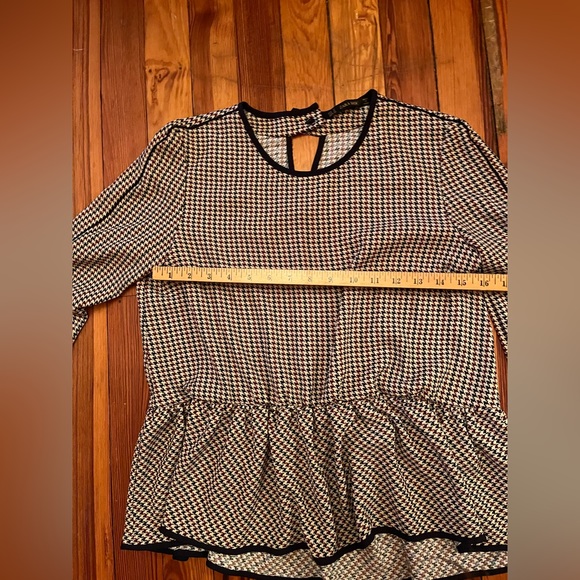 Zara houndstooth top medium - Picture 5 of 8